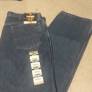 Fire resistant Wranglers Jeans.